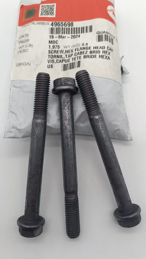 VITE COLLETTORE SCARICO CUMMINS 4965698 - 496569800 - 3818121 - 381812100