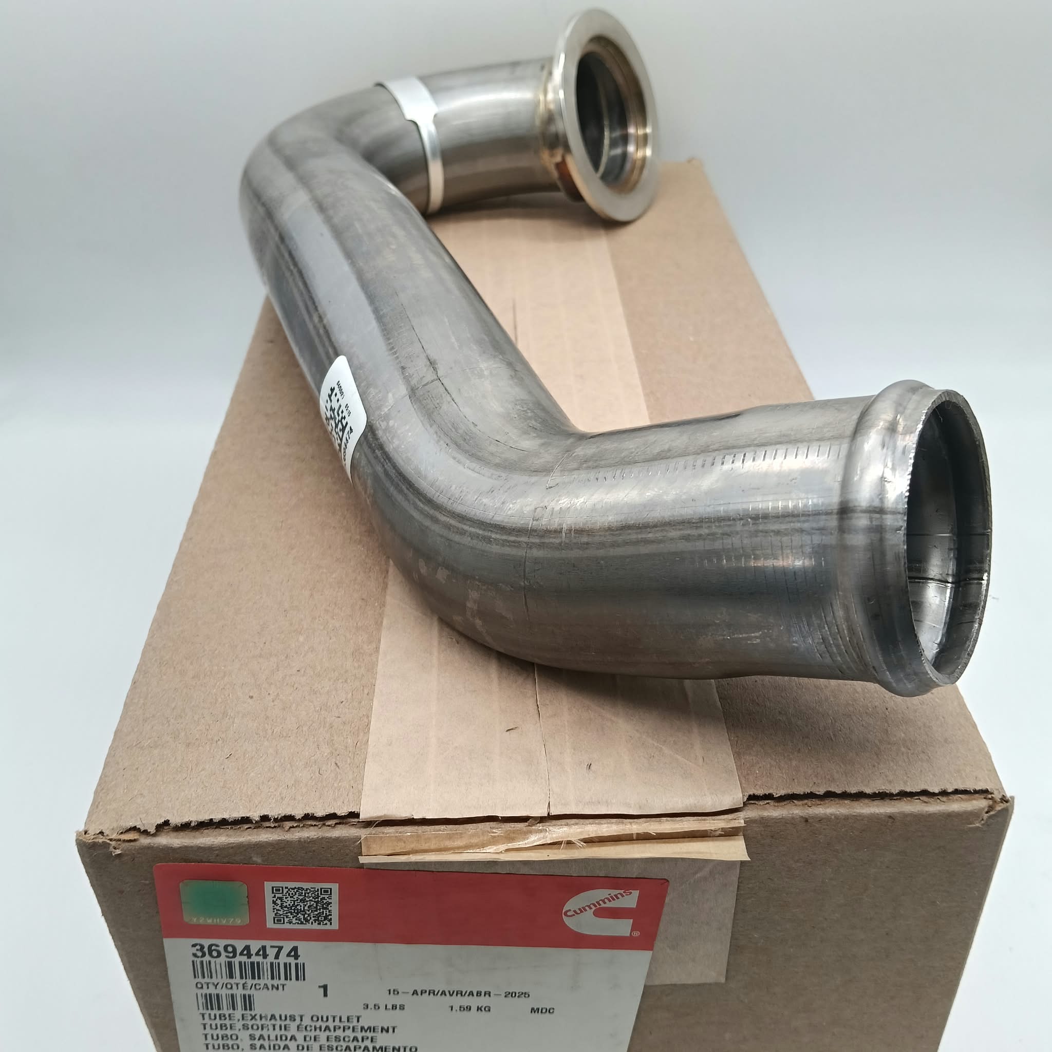 TUBO SCARICO CUMMINS 3694474 – 369447400